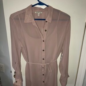 Lavender sheer dress